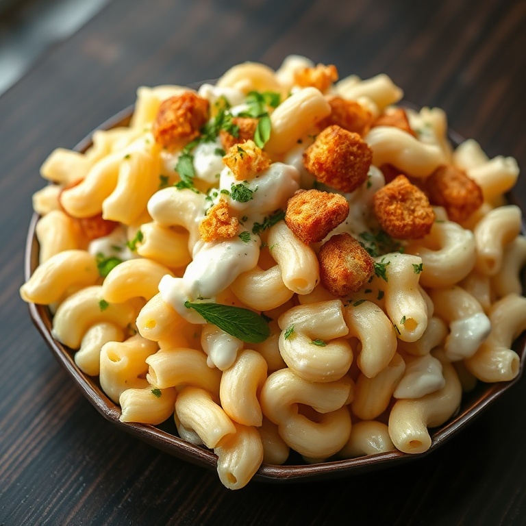 best crispy macaroni salad