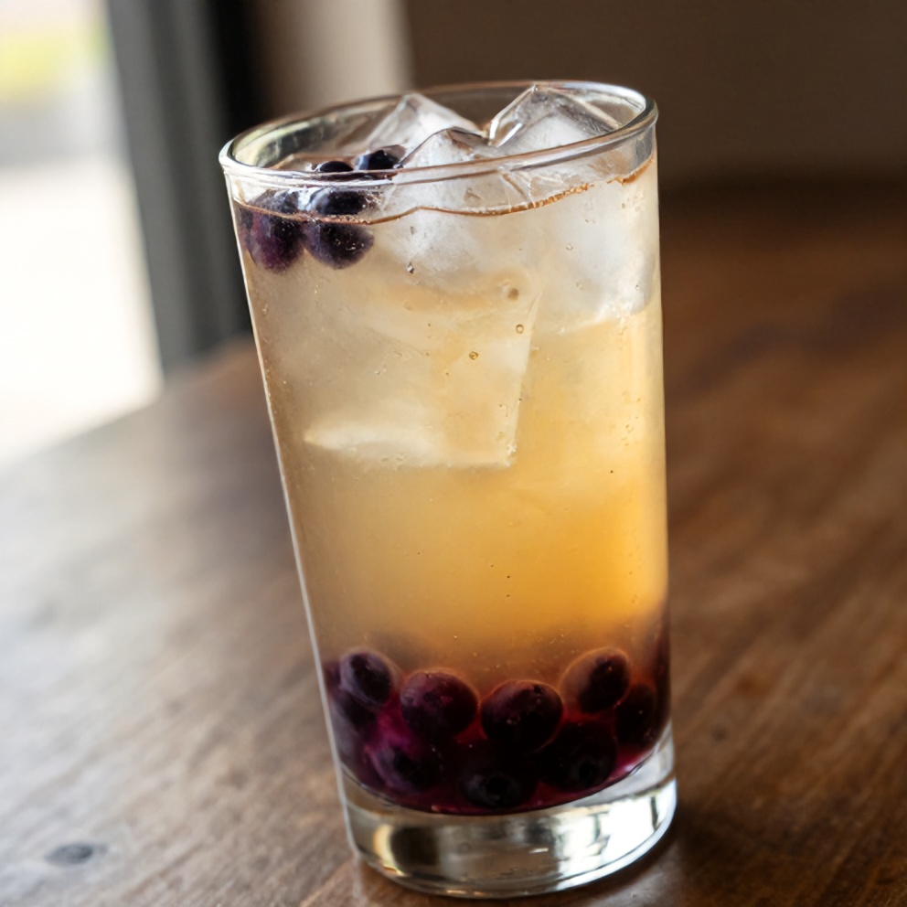 blueberry coconut water drink