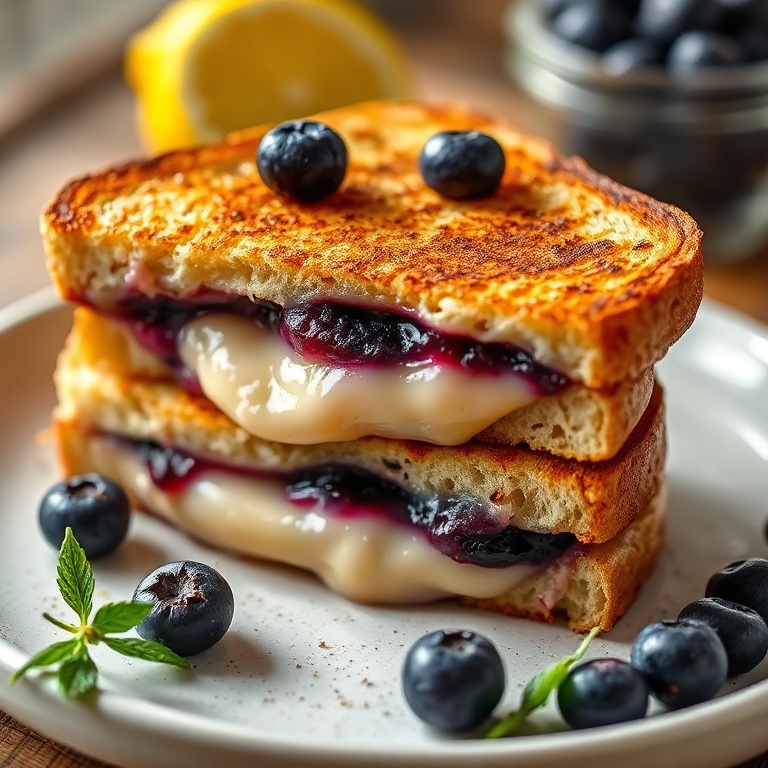 Blueberry Grilled Cheese
