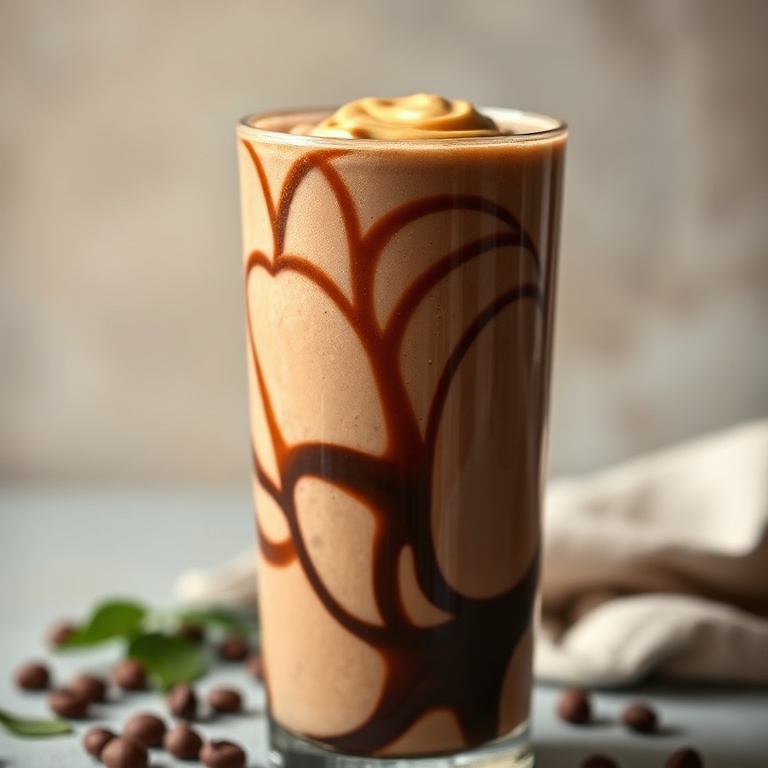 Chocolate Peanut Butter Protein Smoothie