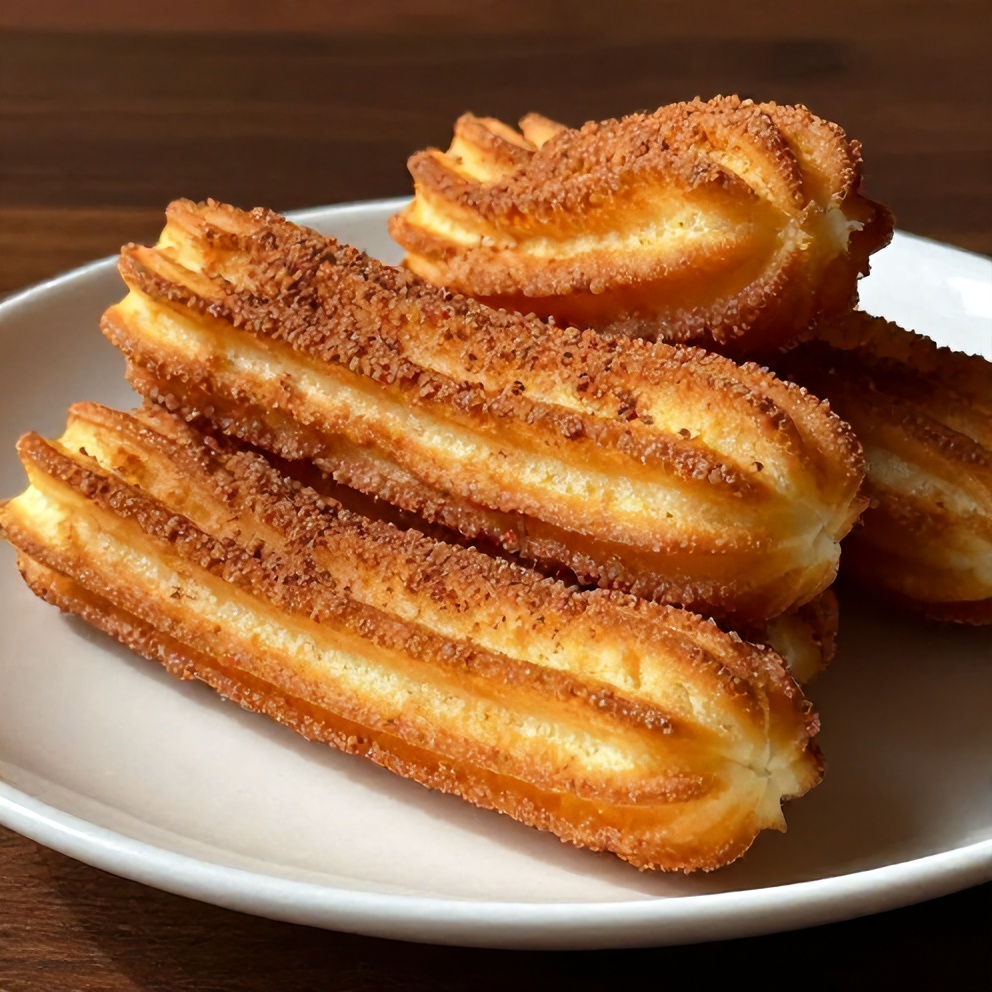 cinnamon sugar churro pancakes