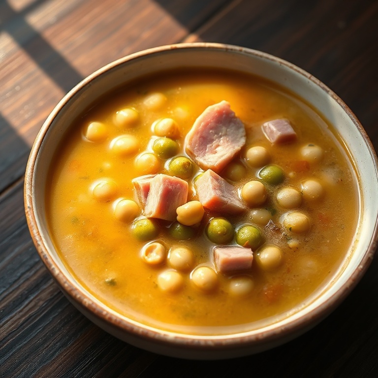Classic Ham and Split Pea Soup