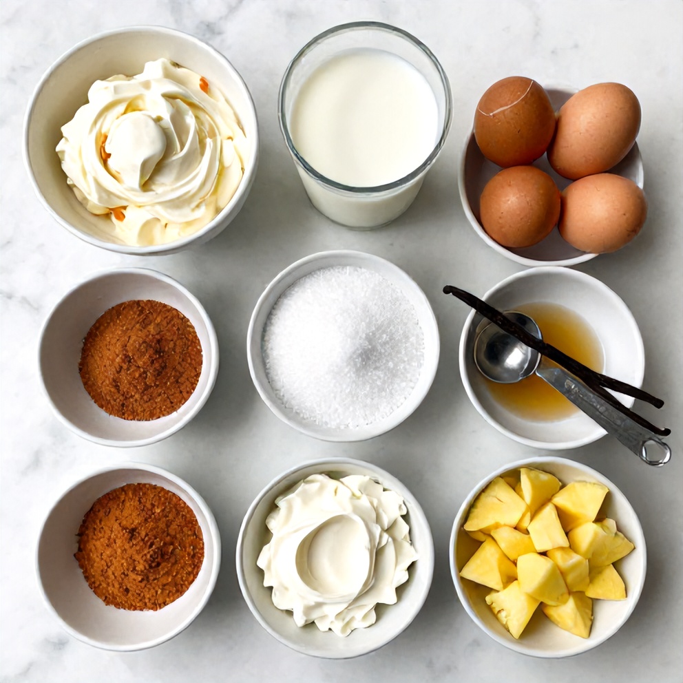 Raw ingredients for Carrot Cake Ice Cream