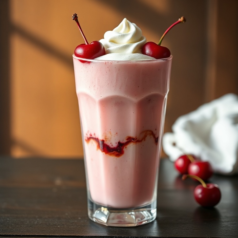 Creamy Cherry Rose Mudslide
