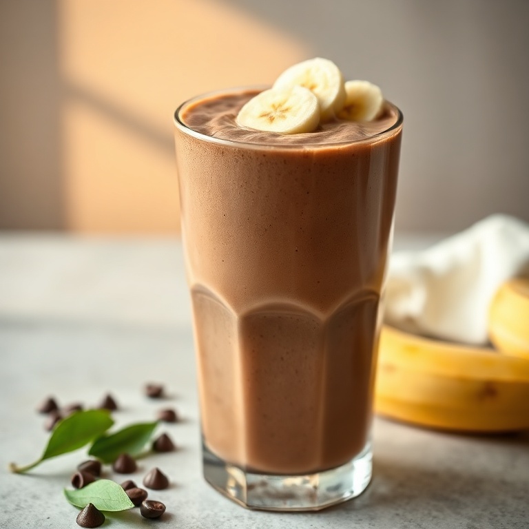 Creamy Chocolate Banana Smoothie
