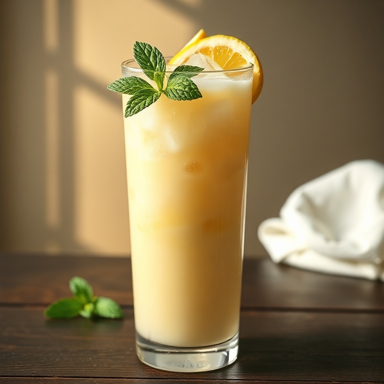 creamy condensed milk lemonade