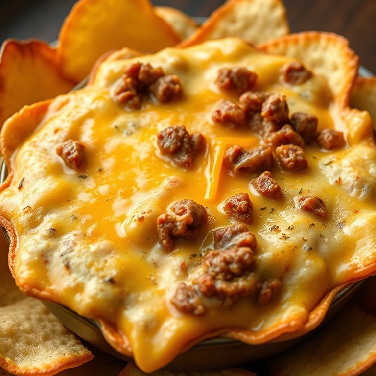 Creamy Cowboy Queso Dip