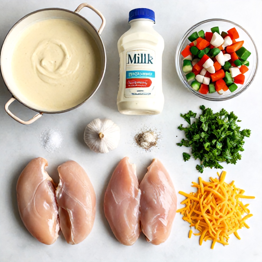 Creamy Crockpot Marry Me Chicken Ingredients
