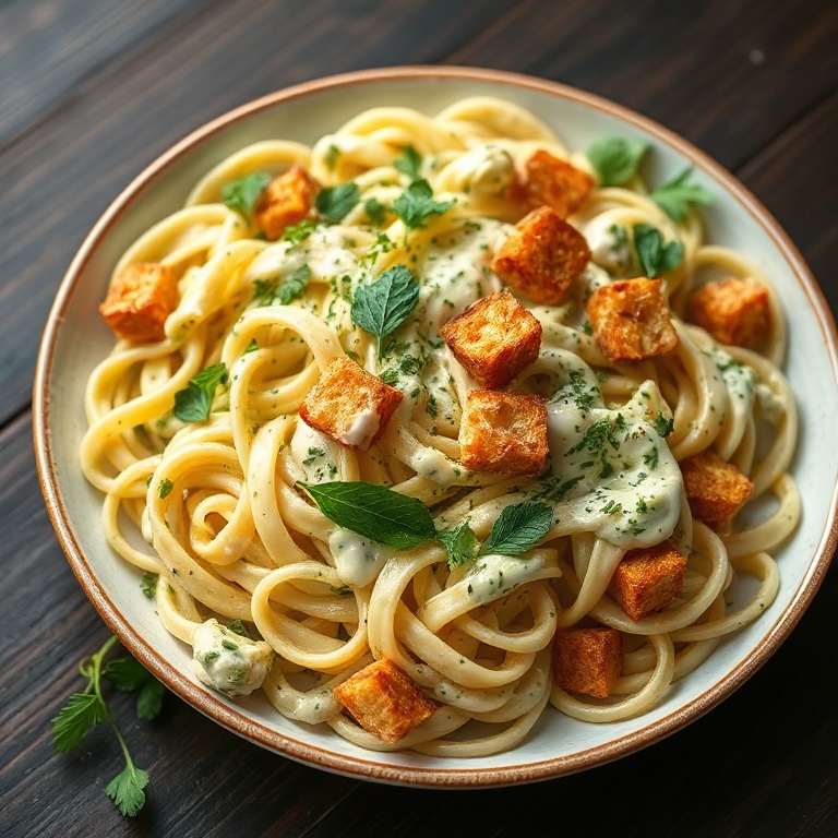 Creamy Green Goddess Pasta Salad