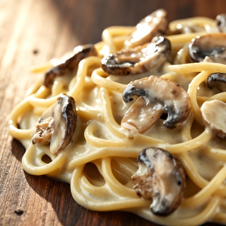 creamy italian mushroom carbonara
