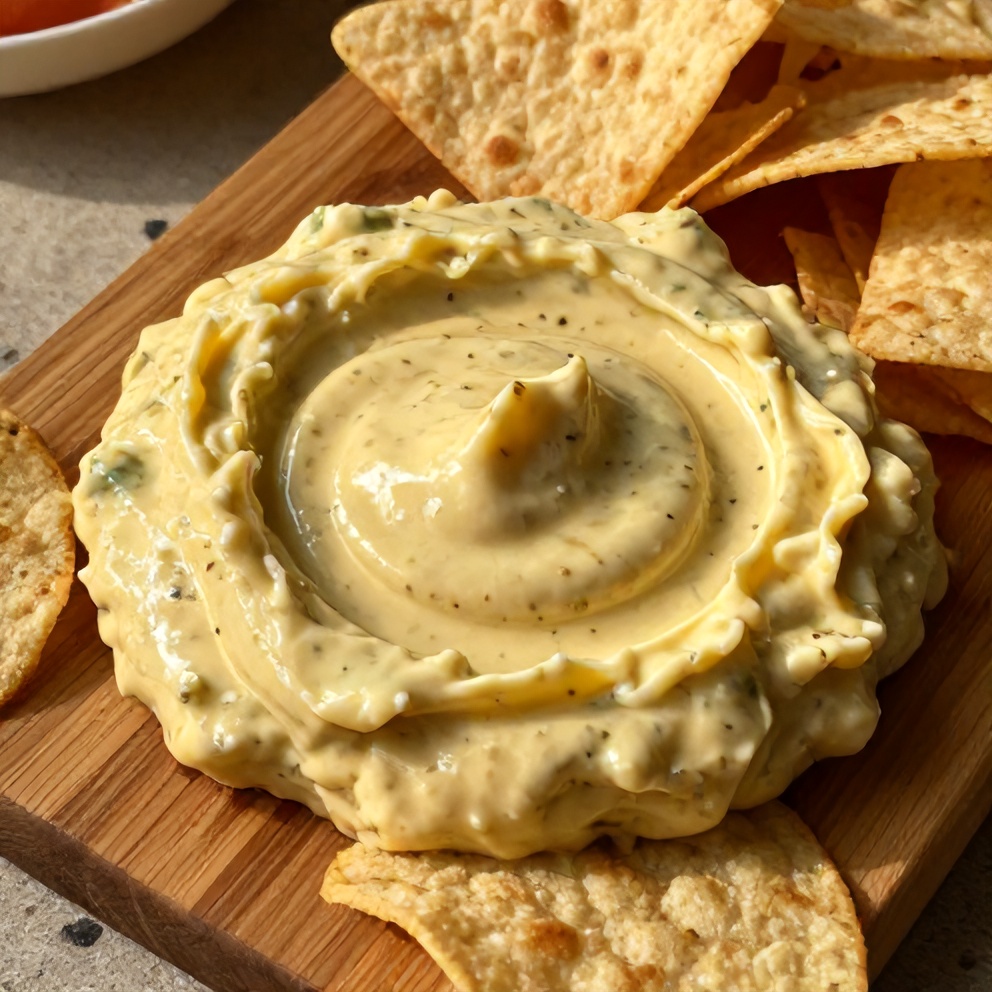 Creamy Lemon Herb White Bean Dip