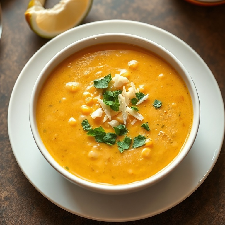 Creamy Mexican Street Corn Soup