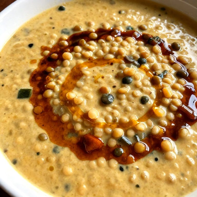 Creamy Moroccan Harissa Lentil Soup