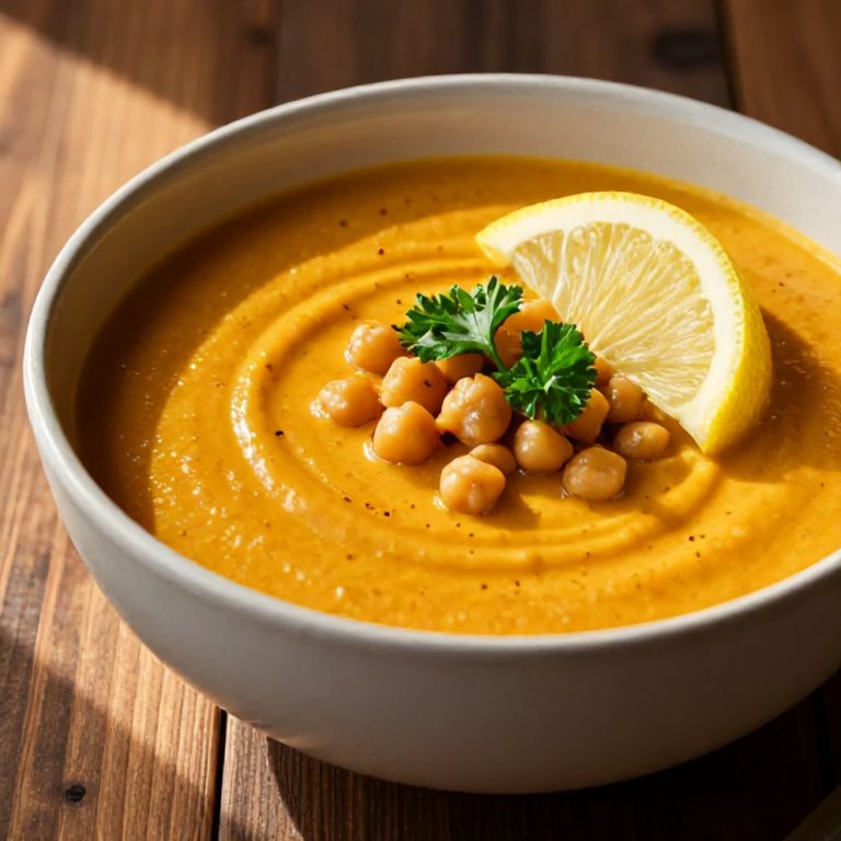 Creamy Moroccan Sweet Potato Soup