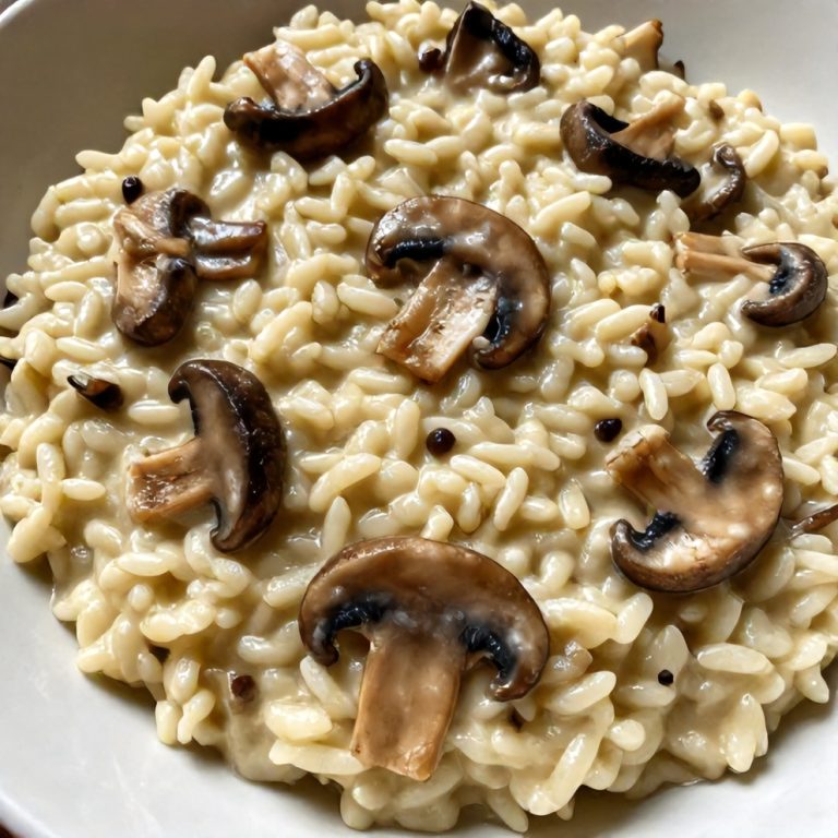 creamy mushroom risotto