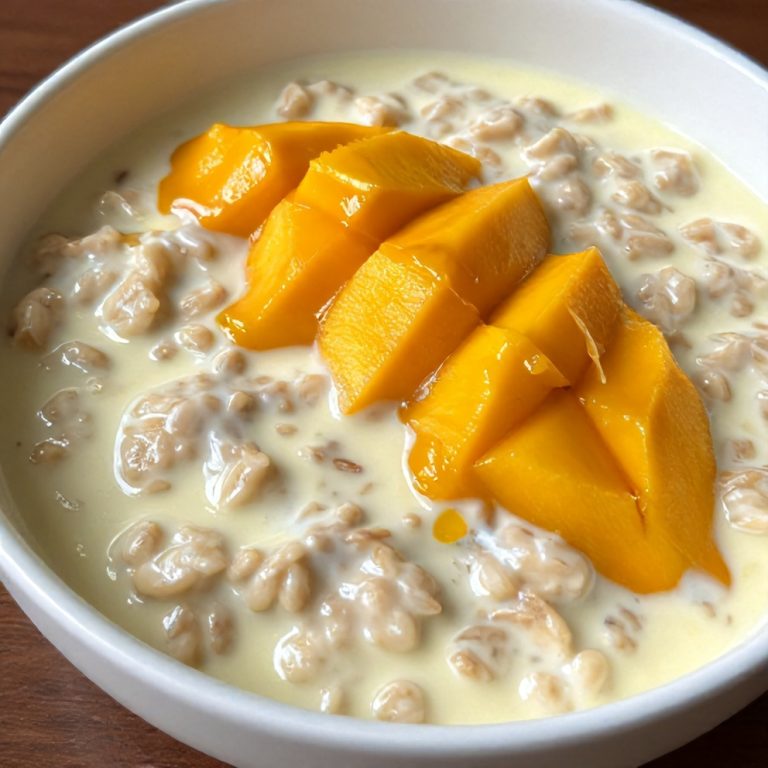 Creamy Pandan Coconut Overnight Oats