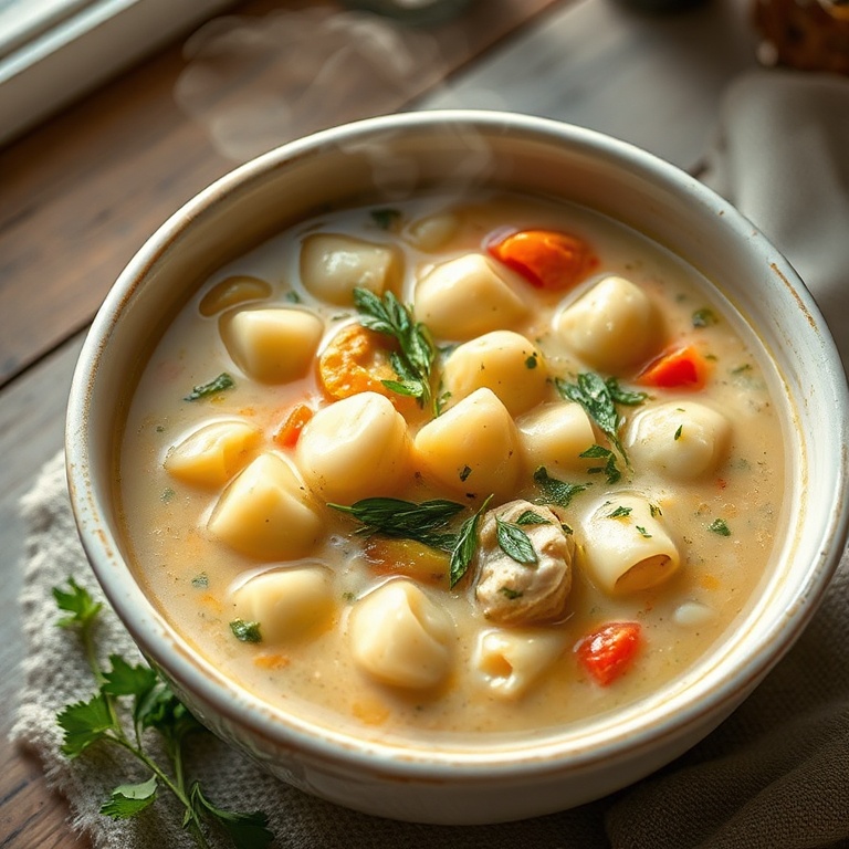 Creamy Vegetarian Gnocchi Soup