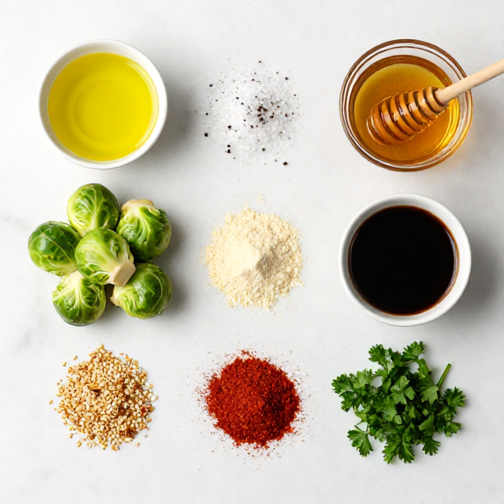 Air Fryer Brussels Sprouts Ingredients