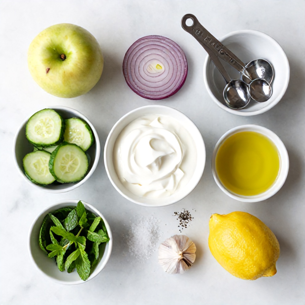 Apple Cucumber Salad Ingredients