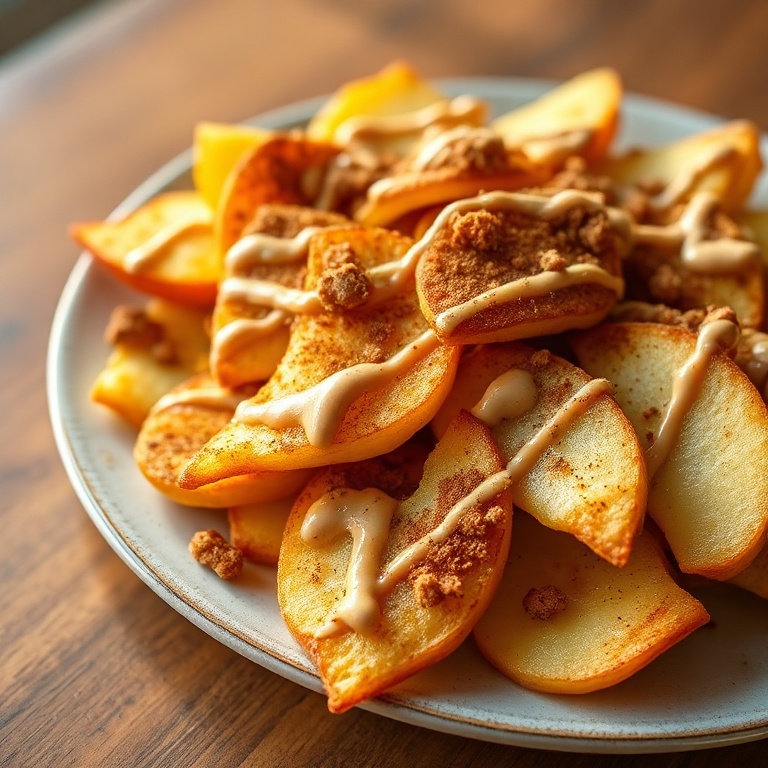 Crispy Apple Nachos