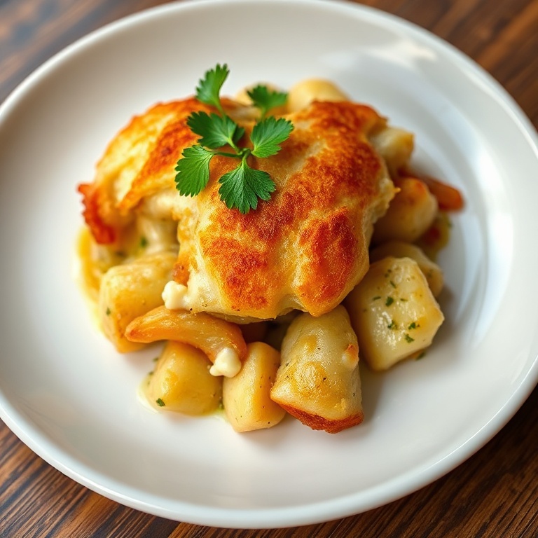 Crispy Baked French Onion Gnocchi. Golden, creamy, and irresistible. Perfect for cozy dinners.