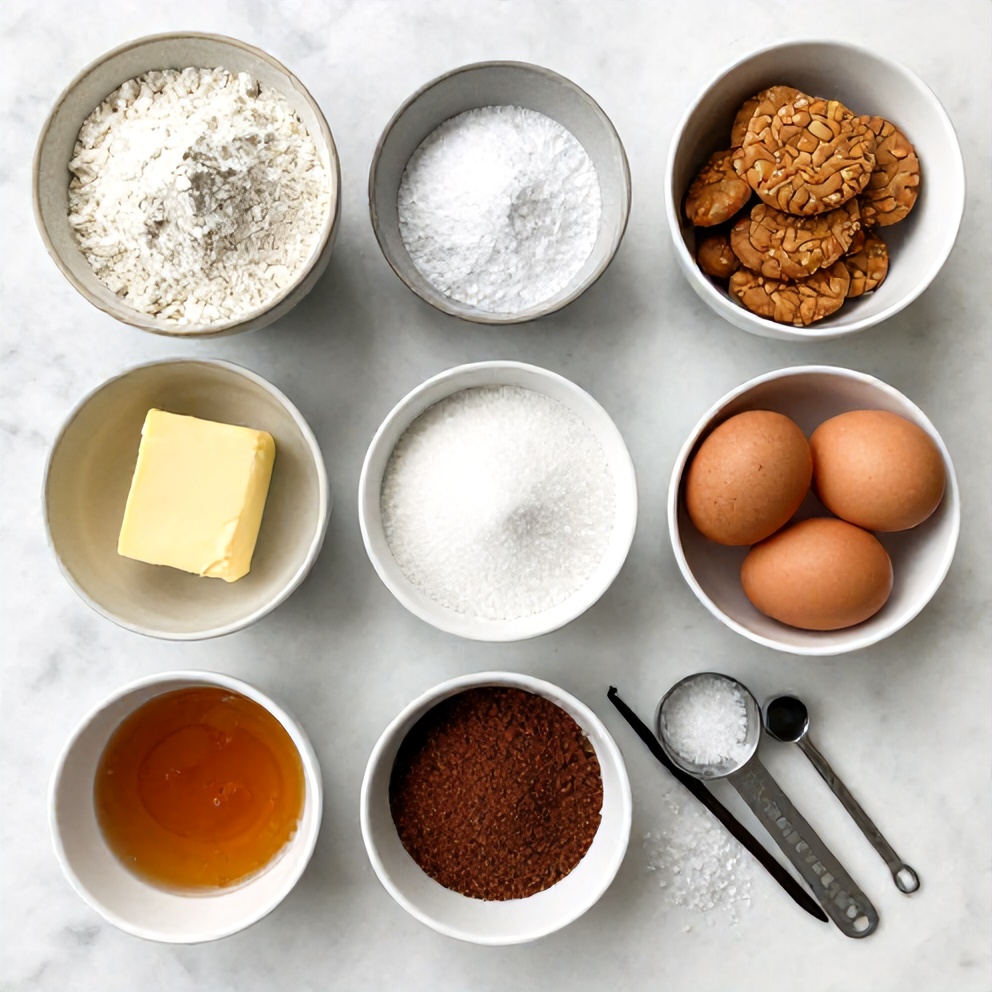 Brown Butter Coffee Toffee Cookies Ingredients