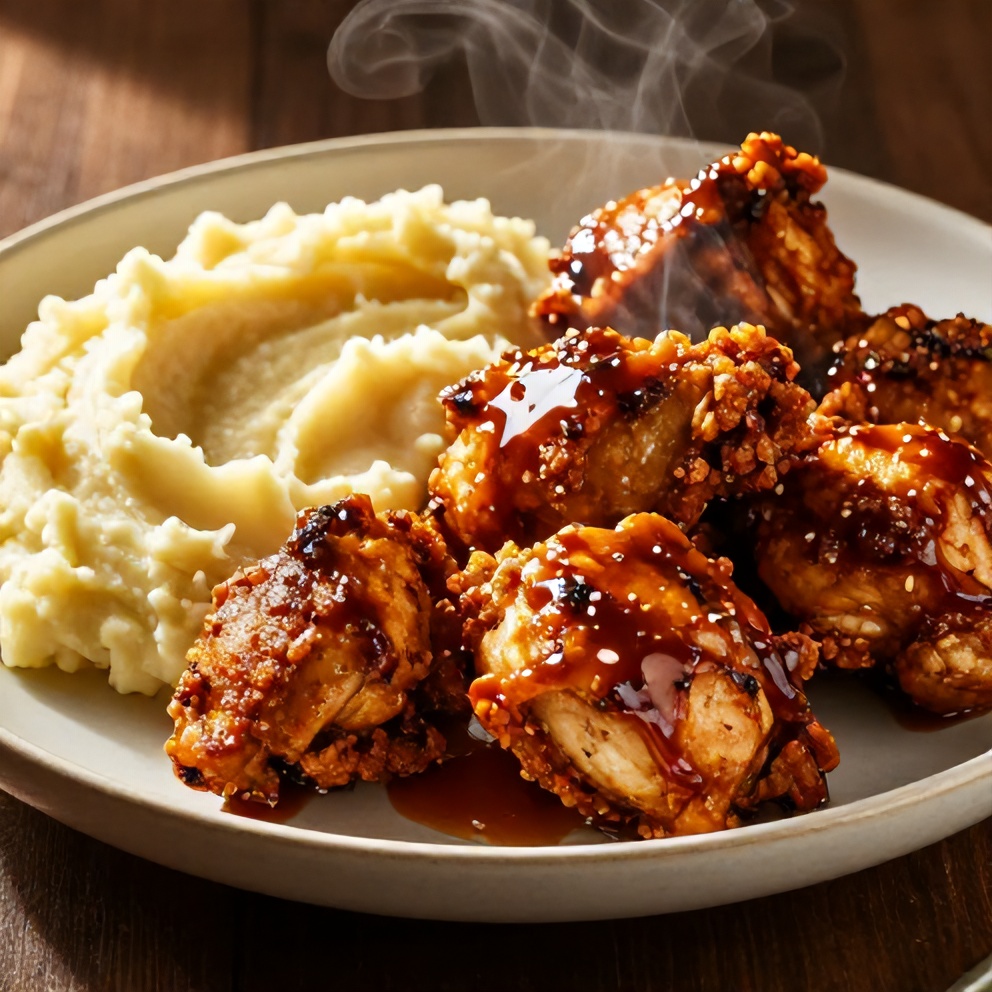 Crispy Chipotle Honey Chicken Thighs