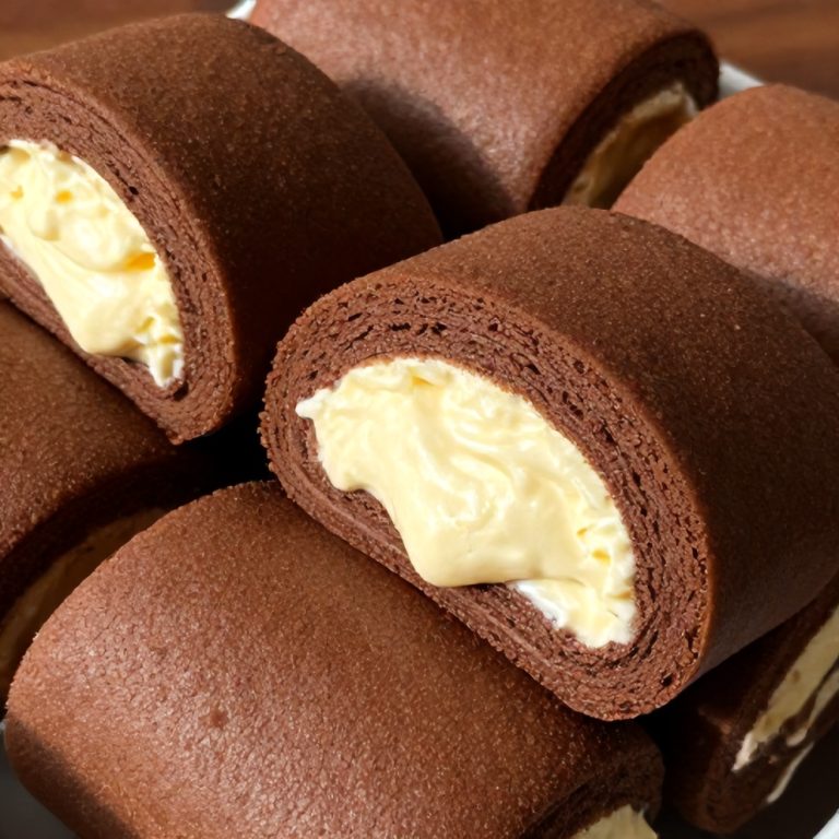 Crispy Chocolate Rolls