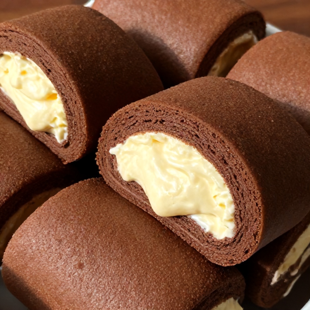 Crispy Chocolate Rolls