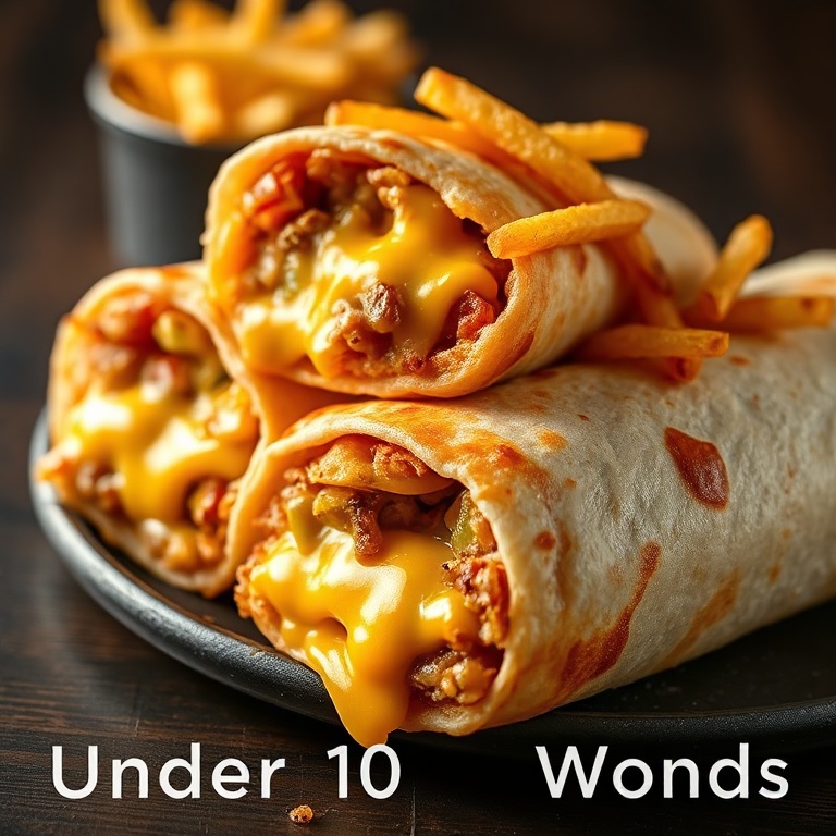 Crispy Cowboy Burritos