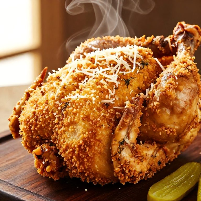 Crispy Dill Pickle Parmesan Chicken
