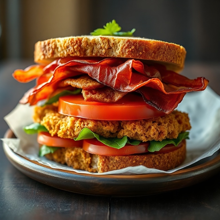Crispy Fried Green Tomato BLT