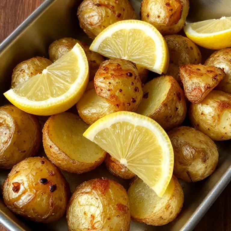 crispy greek lemon potatoes