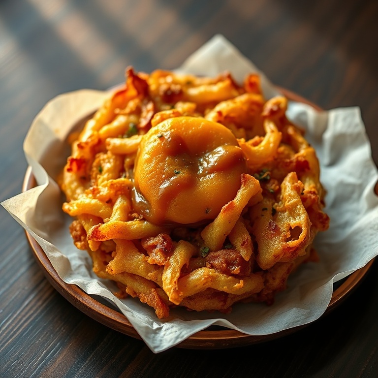 Crispy Indian Onion Bhaji