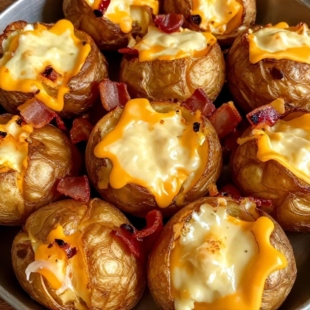 Crispy Loaded Baked Potatoes