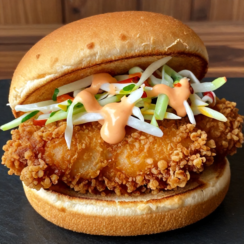 Crispy Thai Fried Chicken Sandwich
