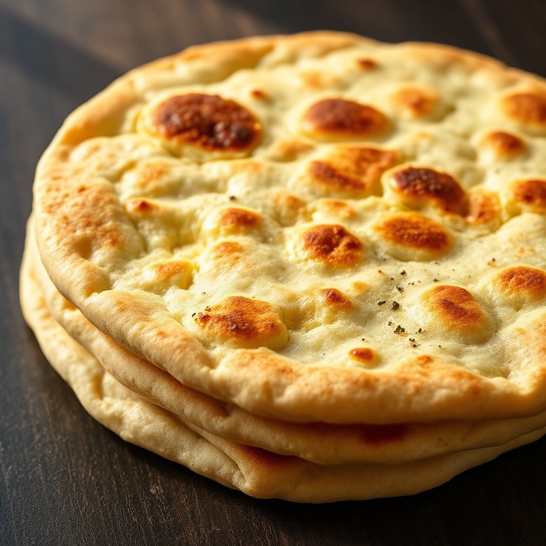 easy 2 ingredient cottage cheese flatbread