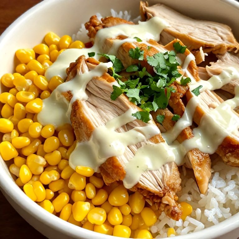 Easy 30-Minute Street Corn Chicken Rice Bowl
