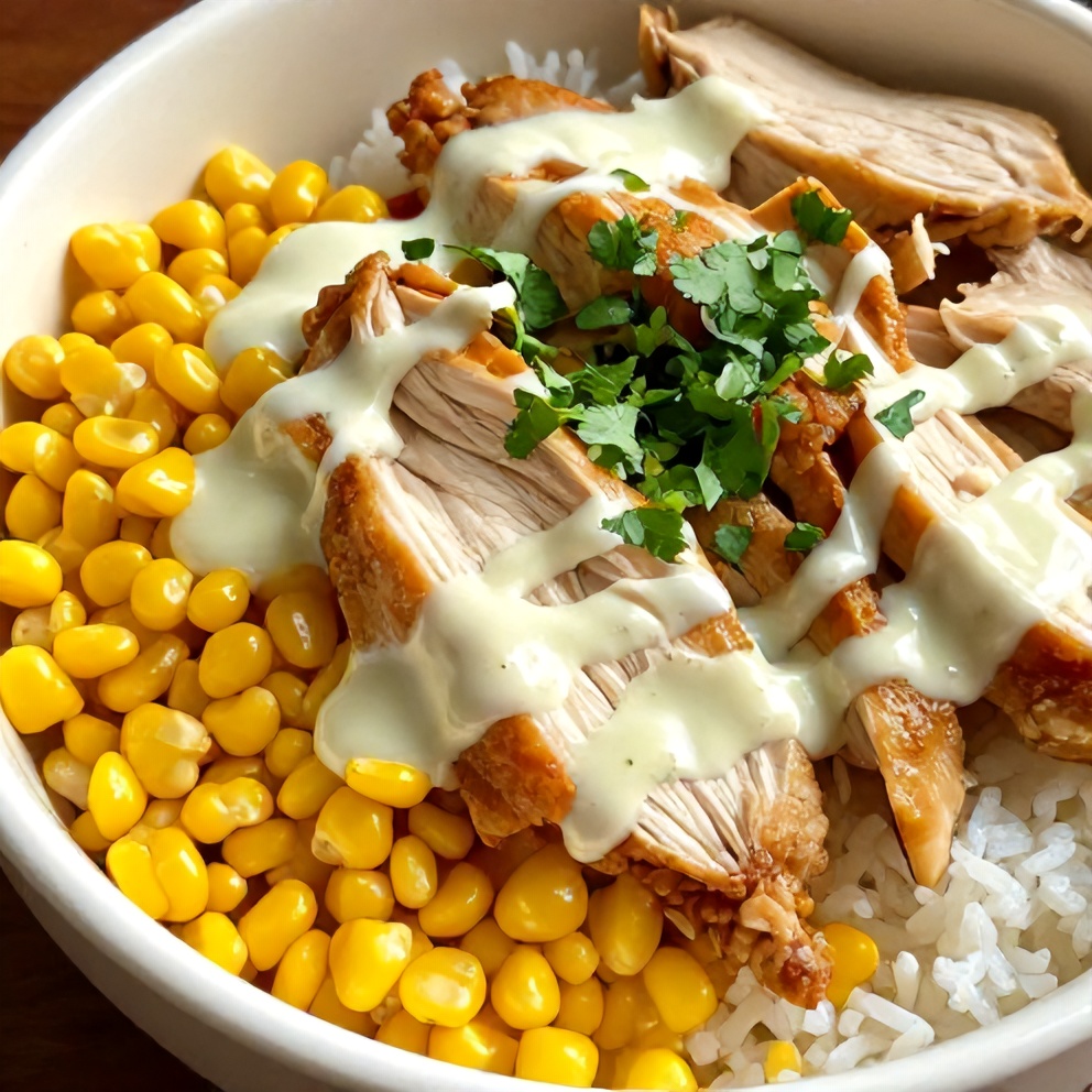 Easy 30-Minute Street Corn Chicken Rice Bowl