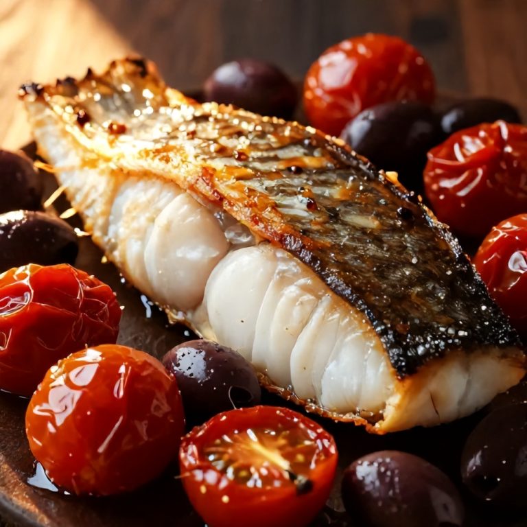 Easy Baked Sea Bass