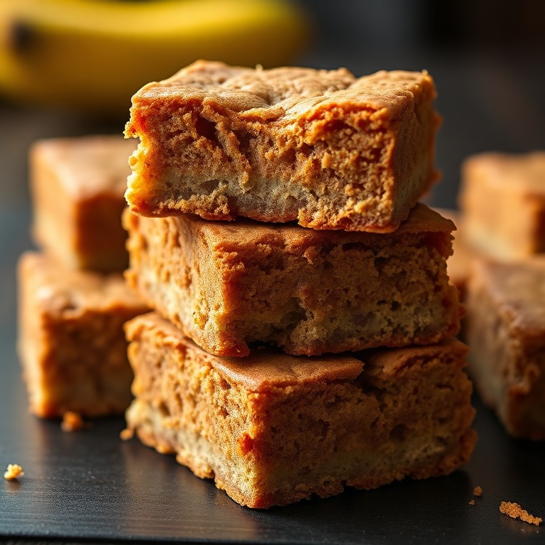 Easy Banana Bread Brownies