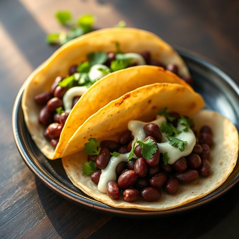 Easy Black Bean Tacos