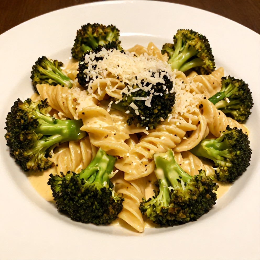 Broccoli Pasta with Garlic and Parmesan
