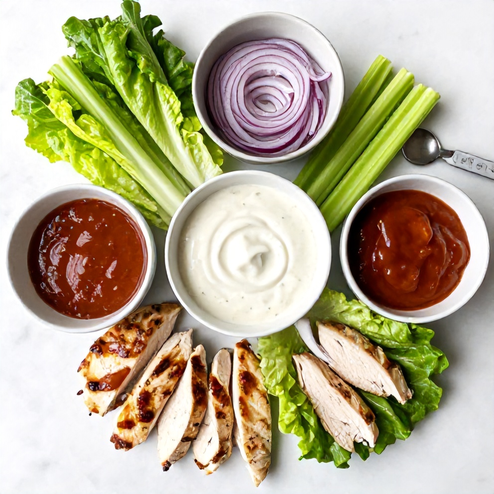 Buffalo Chicken Salad ingredients