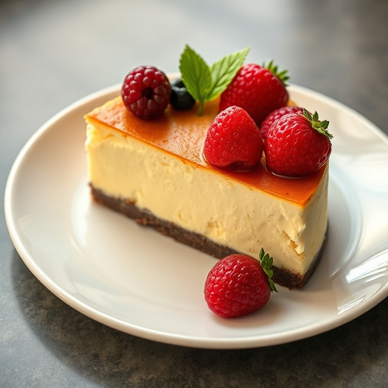 Easy Burnt Basque Cheesecake