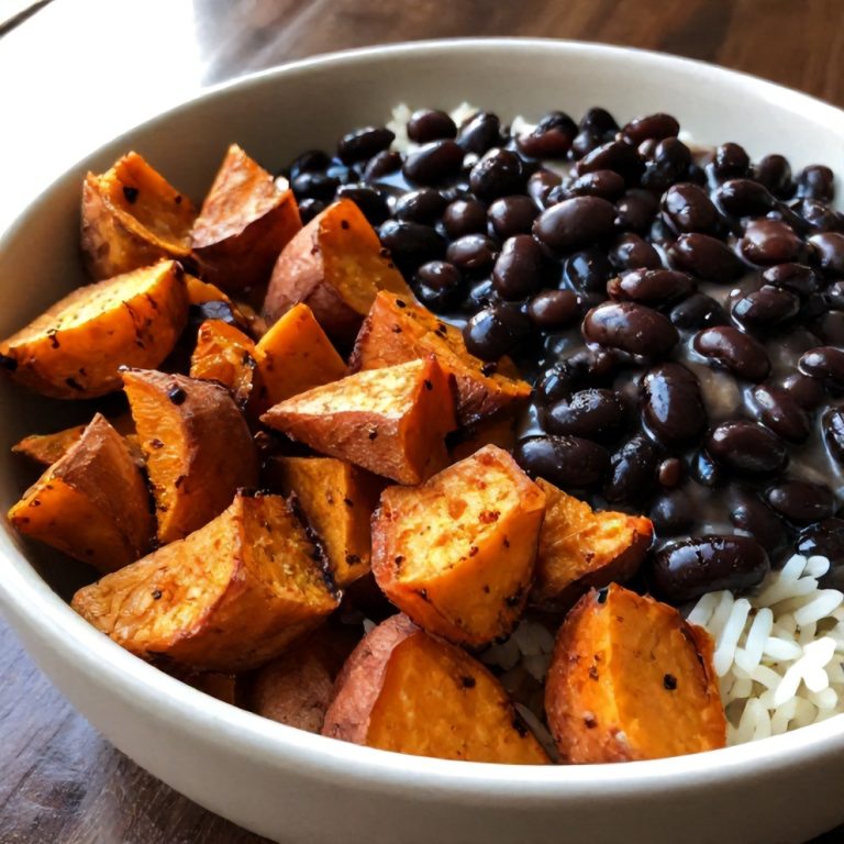 Easy Cajun Sweet Potato Rice Bowl