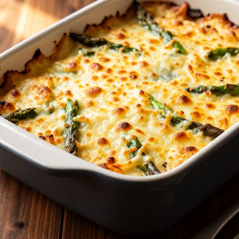 Easy Cheesy Asparagus Casserole