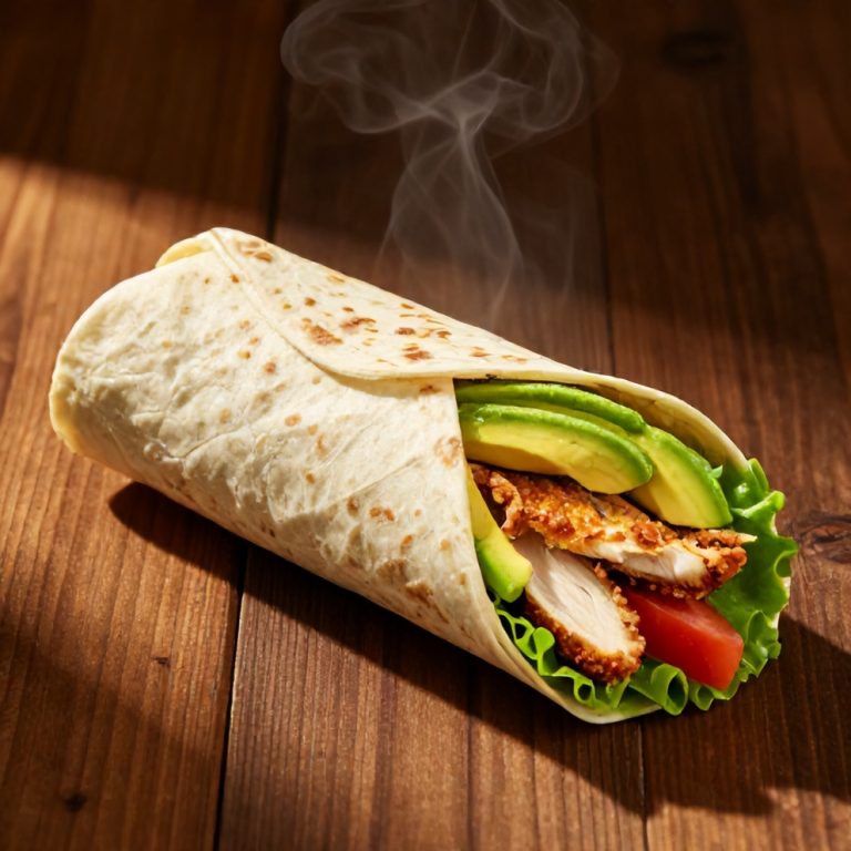 Easy Chicken Avocado Wrap