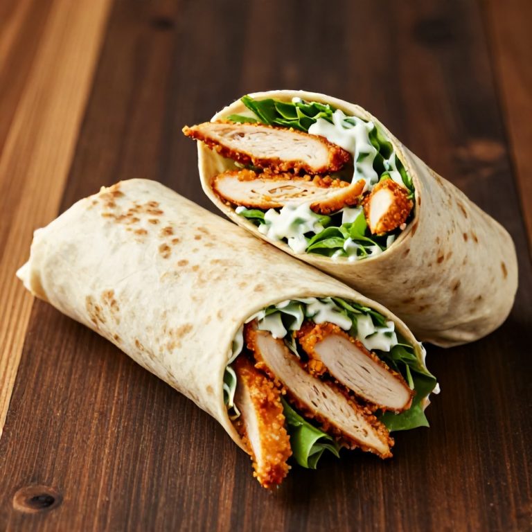 Easy Chicken Caesar Wrap