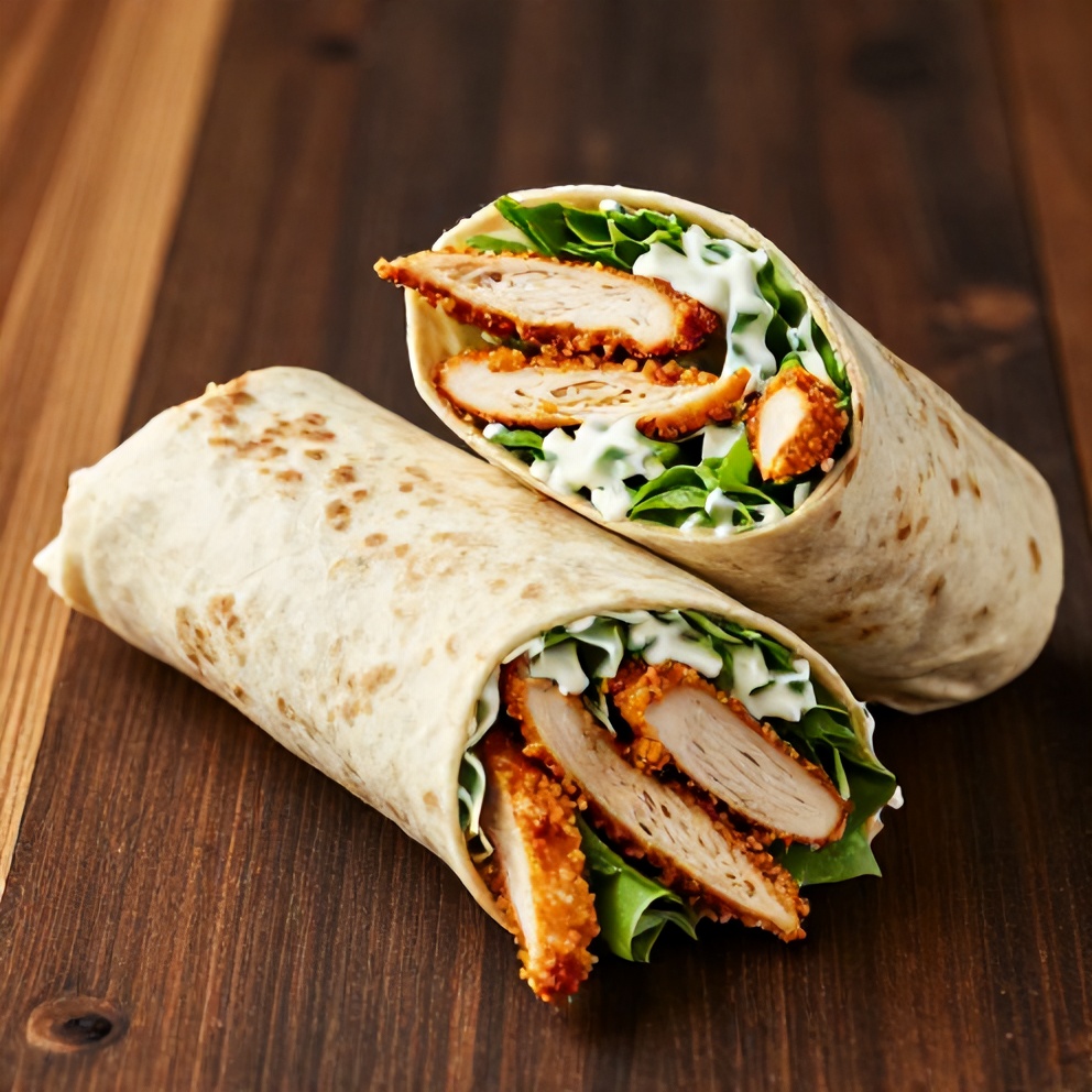 Easy Chicken Caesar Wrap